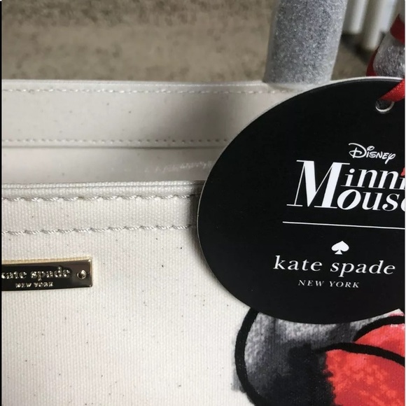 NWT Kate Spade  Minnie Mouse Francis Tote black - Picture 5 of 8